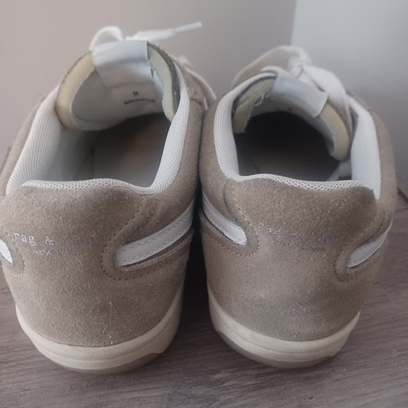 Rag & Bone Retro Court Sneakers Tan Sz 38 7.5 - Picture 5 of 9